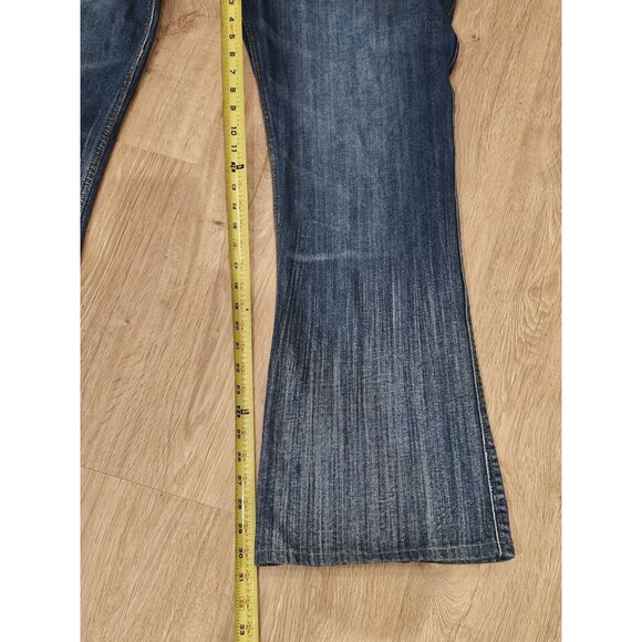 Vintage Y2K DIESEL ZAF 796 Flared Bootcut Jeans 36x30 Made in Italy Button Fly - Picture 11 of 14